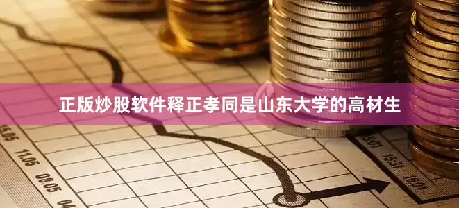 正版炒股软件释正孝同是山东大学的高材生